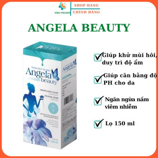 Dung dịch vệ sinh phụ nữ ANGELA BEAUTY chiết xuất trầu không, kim ngân giảm viêm, ngứa an toàn cho cả mẹ bầu & sau sinh
