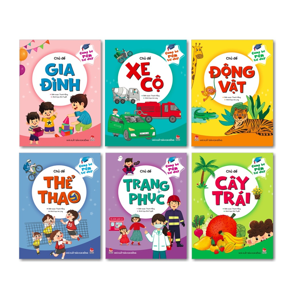 Sách - Cùng Bé Rèn Tư Duy ( Trọn bộ 6 Cuốn )
