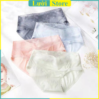 Quần lót nữ su lụa cao cấp viền ren cực xinh 9909