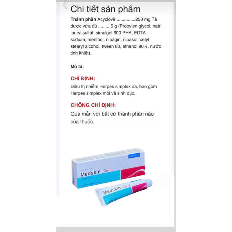Medksin Colvir Hộp 1 típ 5gram.