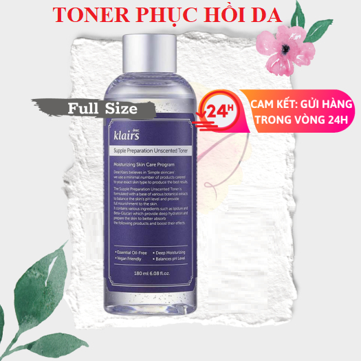 Toner Klairs nước hoa hồng phục hồi làm dịu da Midnight Blue giảm sưng sạch mụn | BigBuy360 - bigbuy360.vn