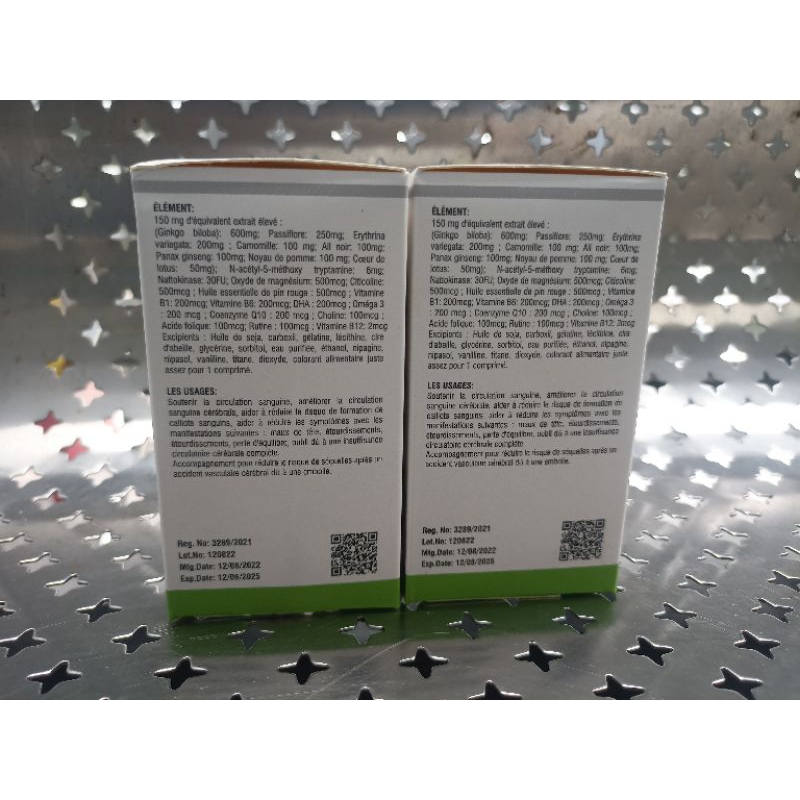 Viên Uống bổ não BRAIN TONIC-Tăng cường lưu thông tuần hoàn máu não-Giúp giảm nguy cơ hình thành cục máu đông L/60