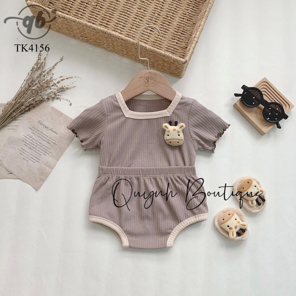 Quần Áo Trẻ Em Set Rời Thun Nơ Quần Chip Quỳnh Boutique
