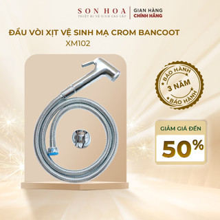 Đầu vòi xịt vệ sinh mạ crom Bancoot XM102 thiết kế sang trọng, tinh tế, chống bị ăn mòn