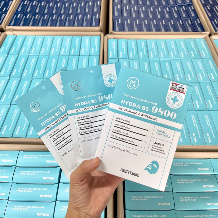 Lẻ 1 miếng Mặt Nạ Dưỡng Trắng Phục Hồi Da Hydra B5 Glutathione Retinol Prettyskin pretty skin Treatment  Mask 25ml