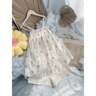 Set áo dây hoa mùa hè Mụp Store
