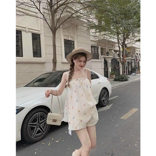 Set áo dây hoa mùa hè Mụp Store