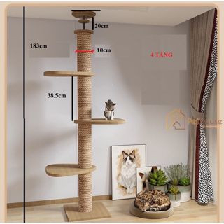 Cattree, Nhà cây cào móng cho mèo loại lớn nhiều kích thước pethouse