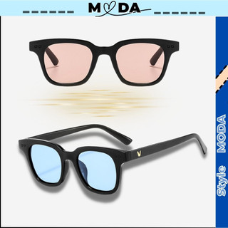 Kính râm chống tia uv gọng chữ V thời trang nhiều màu, Kính mát nam nữ phong cách hàn quốc MODA K003