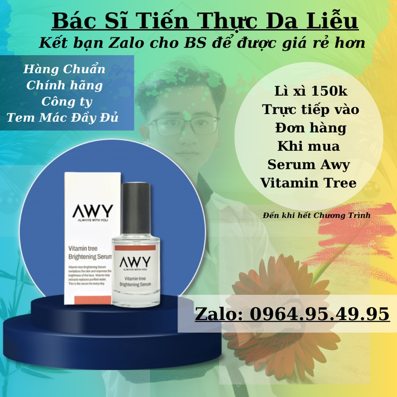 Vitamin Tree Brightening Serum AWY - Serum Trắng Da, Ngừa Nám