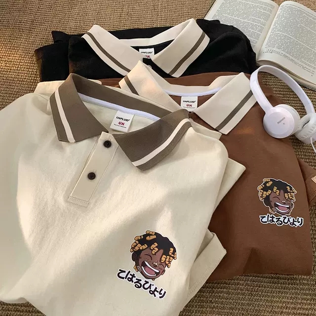 Áo Polo unisex CỔ BO PHỐI SỌC, đủ màu hottrend chất cotton mát, Size 40-90kg, Uzangshop