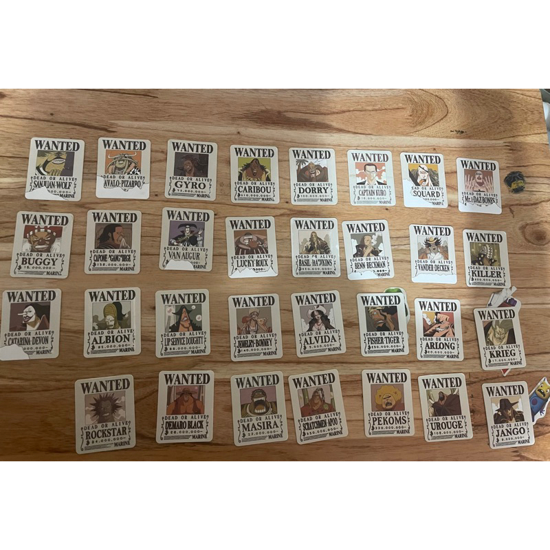 thẻ toonies truy nã wanted