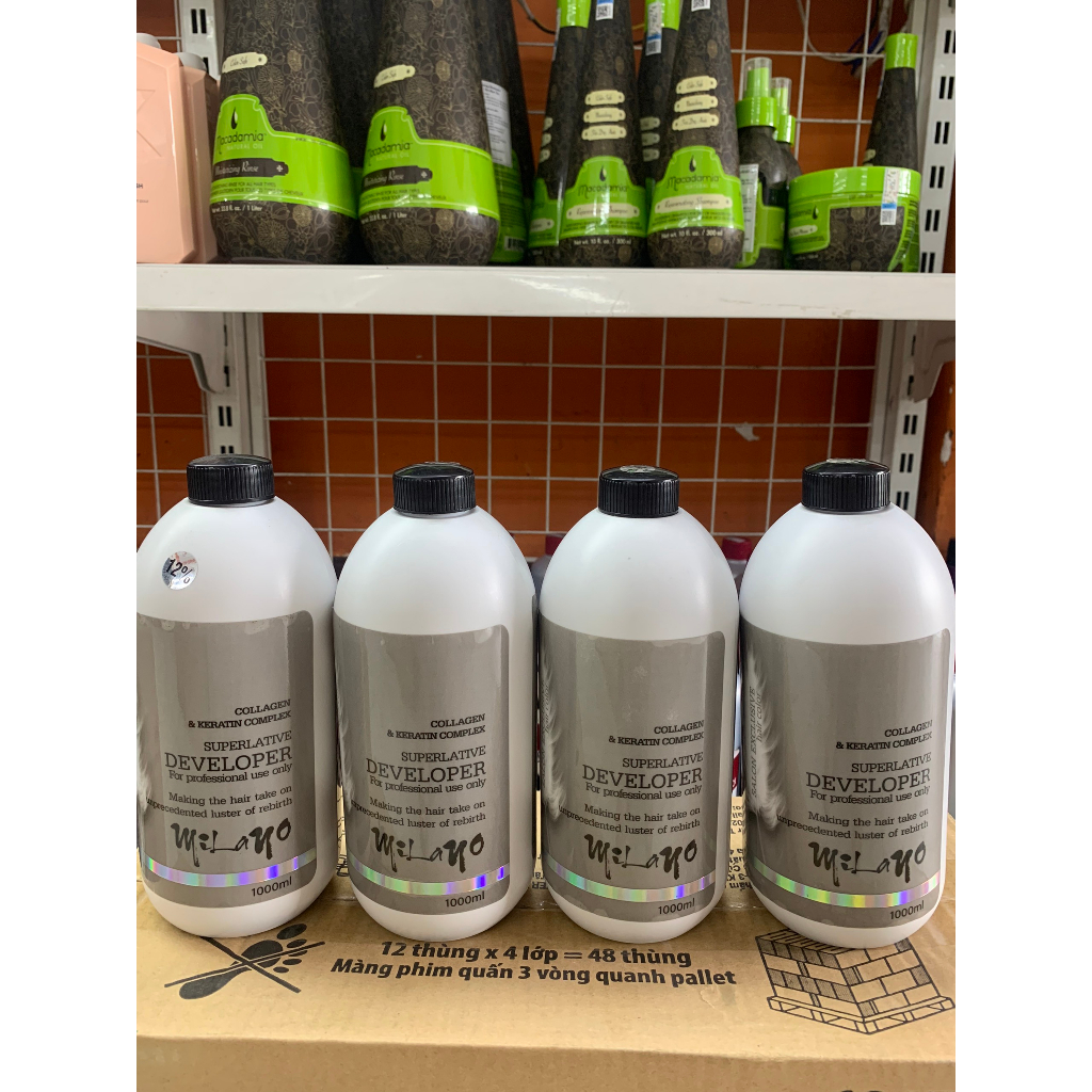 OXY TRỢ NHUỘM CHỐNG RÁT CAO CẤP MILANO ITALY 1000ML (chính hãng)