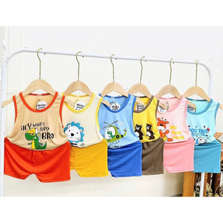 Bộ 3 lỗ thun lạnh cho bé trai bé gái B89