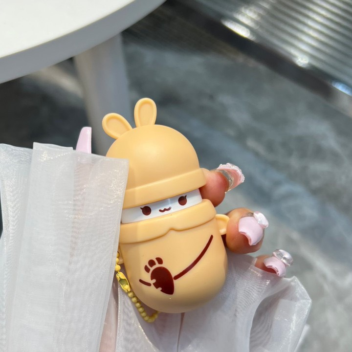 Son móc khoá thỏ VGN dễ thương tạo hiệu ứng mờ lì lâu trôi chính hãng
