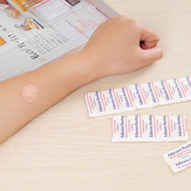 Combo 100 miếng dán cây chỉ tròn thẩm mỹ vô khuẩn BANDAGE