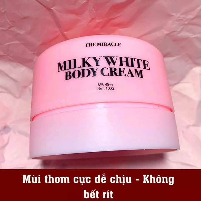 Kem body trắng da Múi Xù GORGEOUS, kem dưỡng da toàn thân giúp da trắng sáng mờ thâm sạm cấp ẩm 150gr