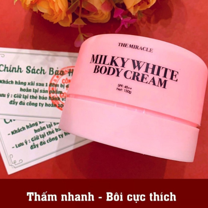 Kem body trắng da Múi Xù GORGEOUS, kem dưỡng da toàn thân giúp da trắng sáng mờ thâm sạm cấp ẩm 150gr