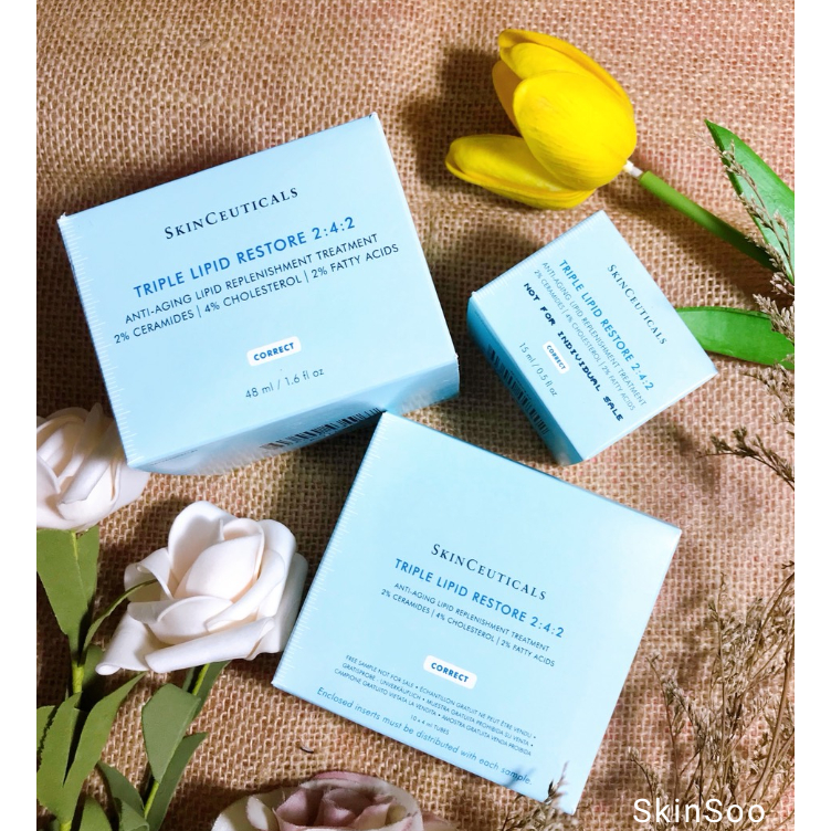 Kem Dưỡng Ẩm Sâu, Gảm Hao Hụt Lipid - SkinCeuticals Triple Lipid Restore 2:4:2