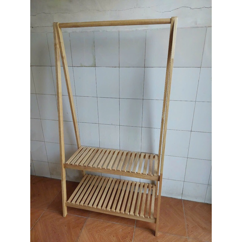 Giá treo quần áo chữ A 2 tầng