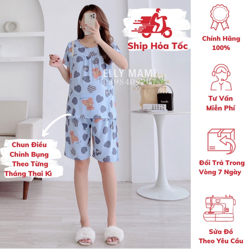 ( 40kg - 85kg ) Đồ Bộ Bầu Và Sau Sinh Cổ Tròn Tole Lanh , Tôn 2 Da Thái Siêu Mát Nhẹ Tênh ( Đọc Kĩ Hướng Dẫn Sử Dụng )