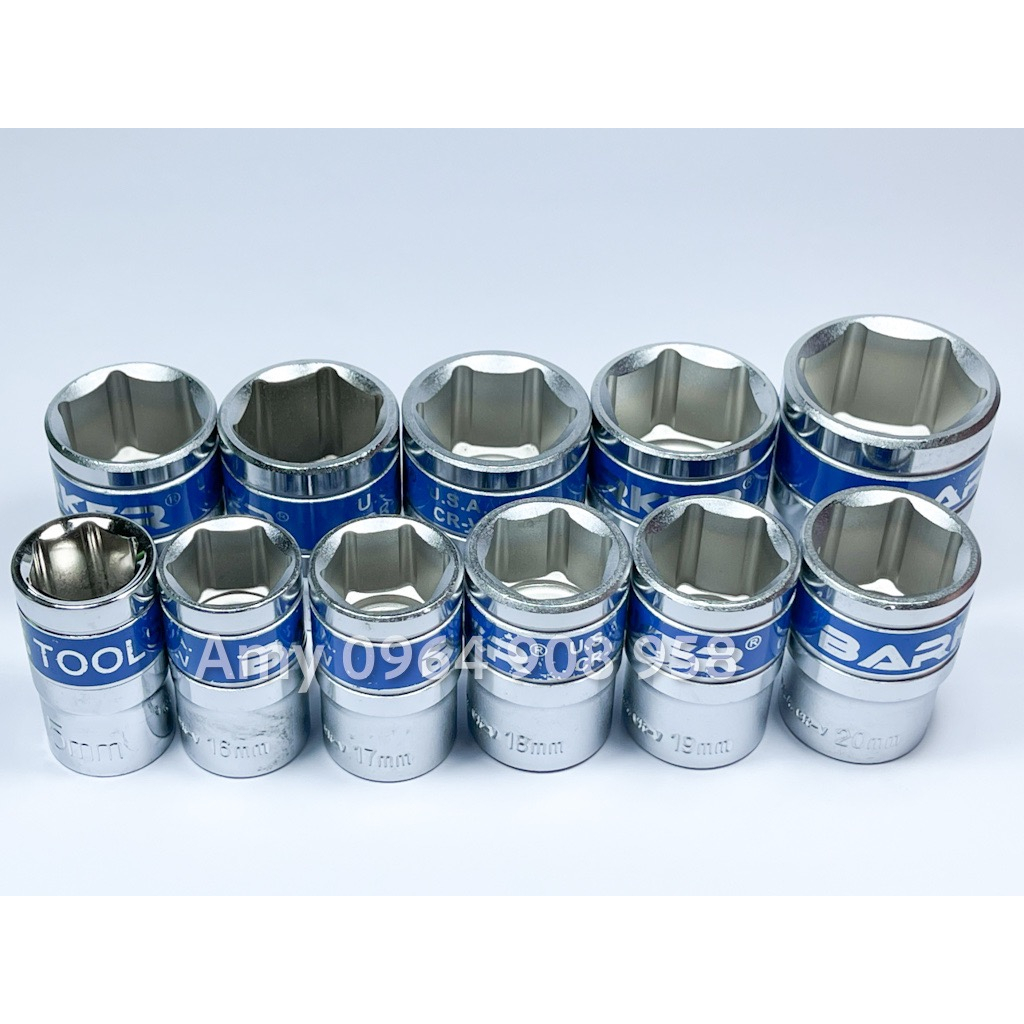 Đầu tuýp 1/2 inch lục giác hãng Baker, Top, LS, Luxtop...(Đầu tip 1/2, đầu khẩu 1/2 )