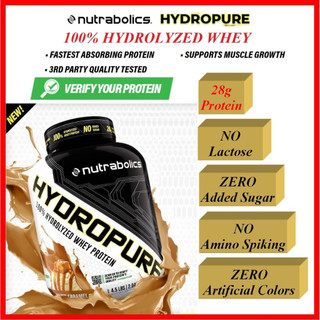 Nutrabolics Hydropure Hydrolyzed Whey Protein 4,5Lbs – Bổ sung Protein hấp thu cực nhanh, phục hồi Cơ, Tăng Cơ
