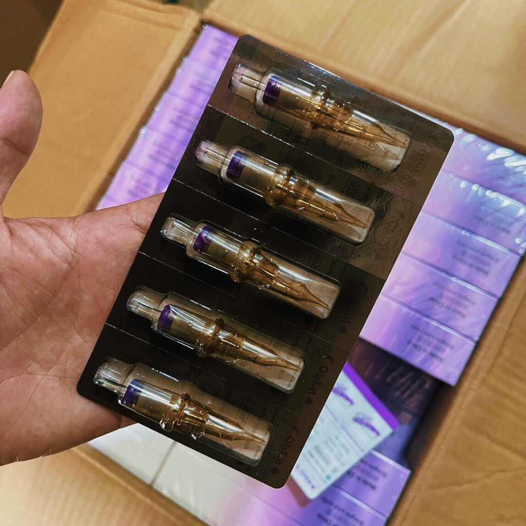 Kim Đạn Máy Pen POPU Phun Xăm Hộp 20 Kim