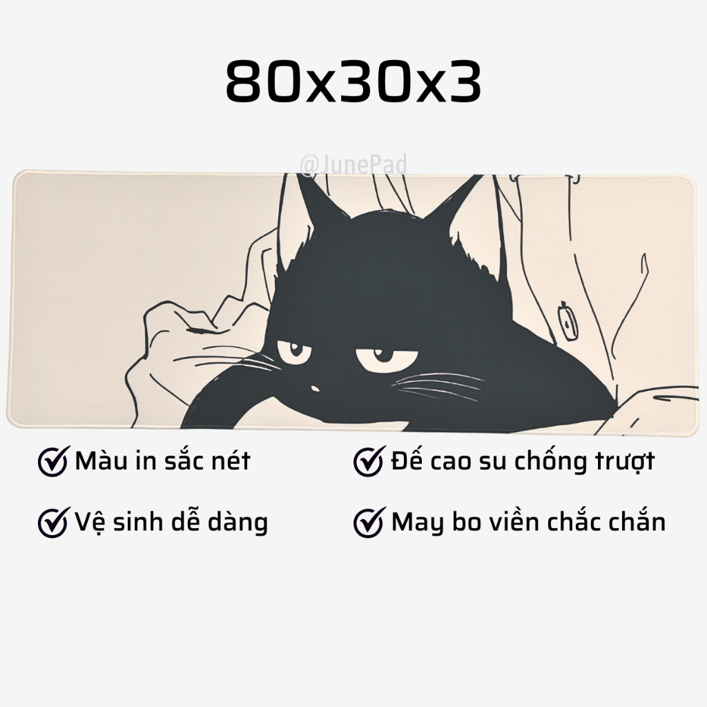 Lót bàn phím mèo dễ thương