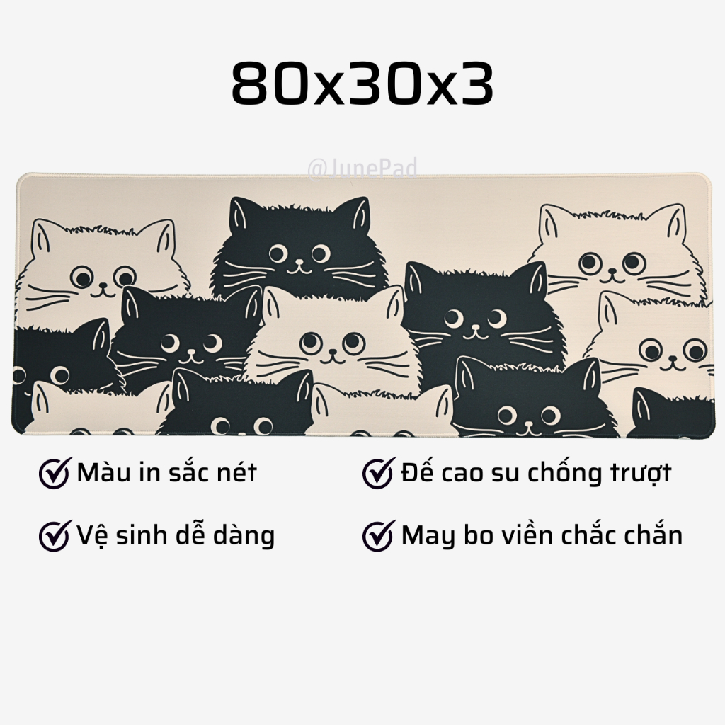 Lót bàn phím mèo dễ thương