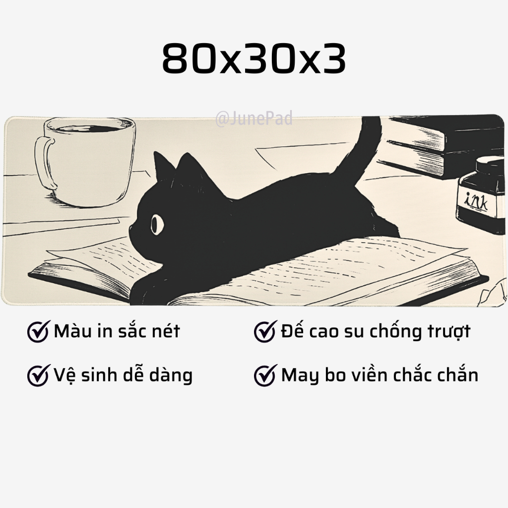 Lót bàn phím mèo dễ thương