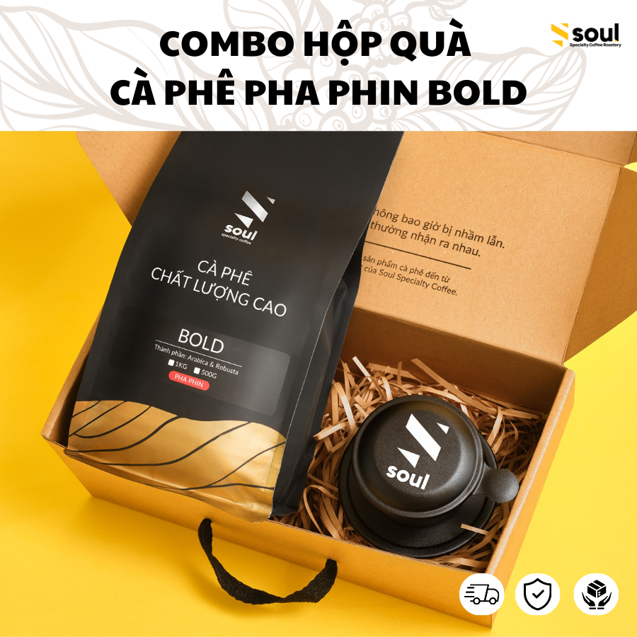 HỘP QUÀ COMBO | CÀ PHÊ PHA PHIN BOLD (2 MÓN) - SPECIAL RELEASE 11/2022
