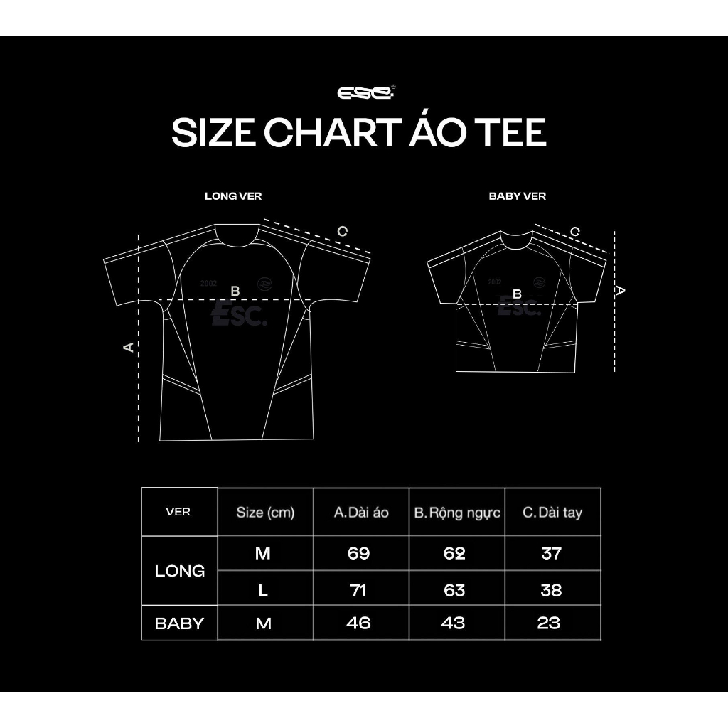 ÁO THUN THỂ THAO - SS23 ESC SPORT