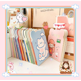 Sổ tay mini hình tai gấu sổ gấu cầm tay sổ chibi dễ thương nhỏ gọn tiện lợi bỏ túi 32 trang ghi chú công việc
