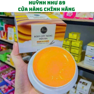 Kem body cốt trắng men bia nicos