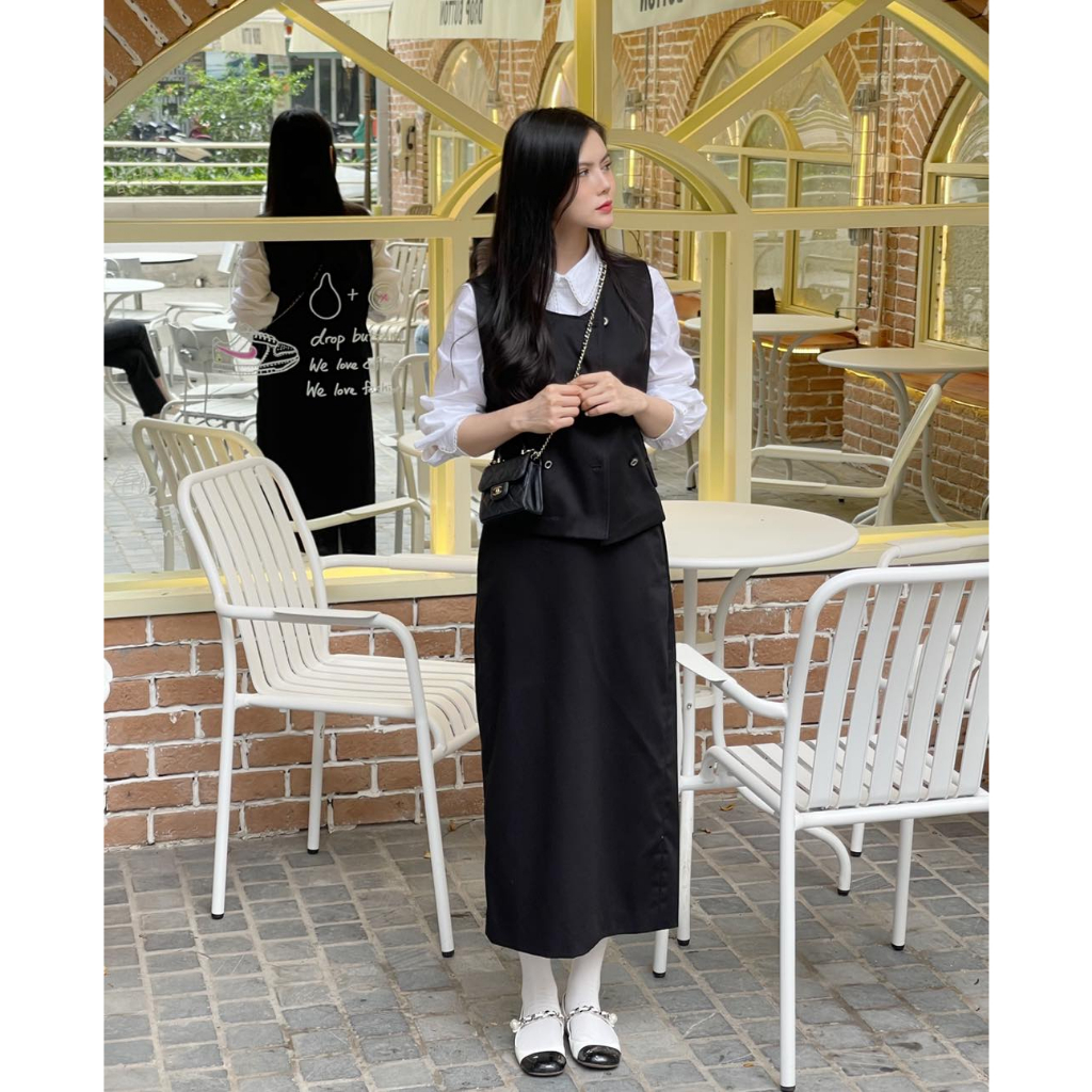 Set gile và chân váy Hàn Quốc