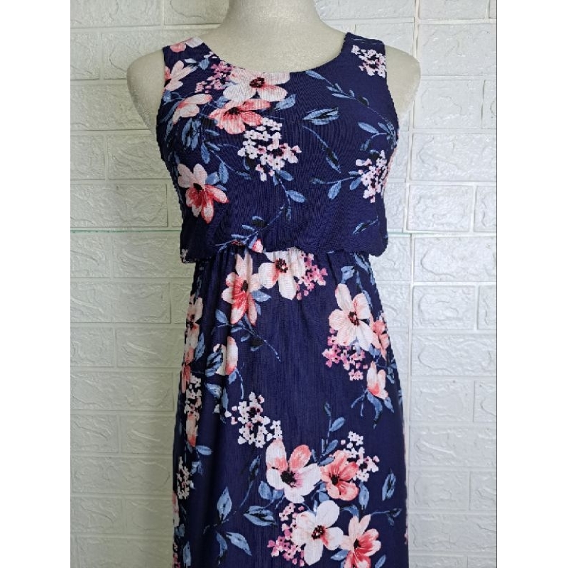 Đầm maxi đi biển mùa hè thời trang xẻ tà 2 bên chất thun cotton mềm mịn mát chuẩn hàng đầm vnxk xuất dư xịn nữ nhà máy đ