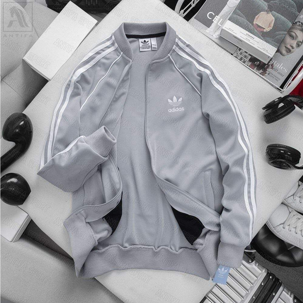 Áo khoác thể thao Adidas 3 sọc chính hãng nam nữ chất liệu umi poly co dãn cao cấp chuẩn form GZSTORE 205