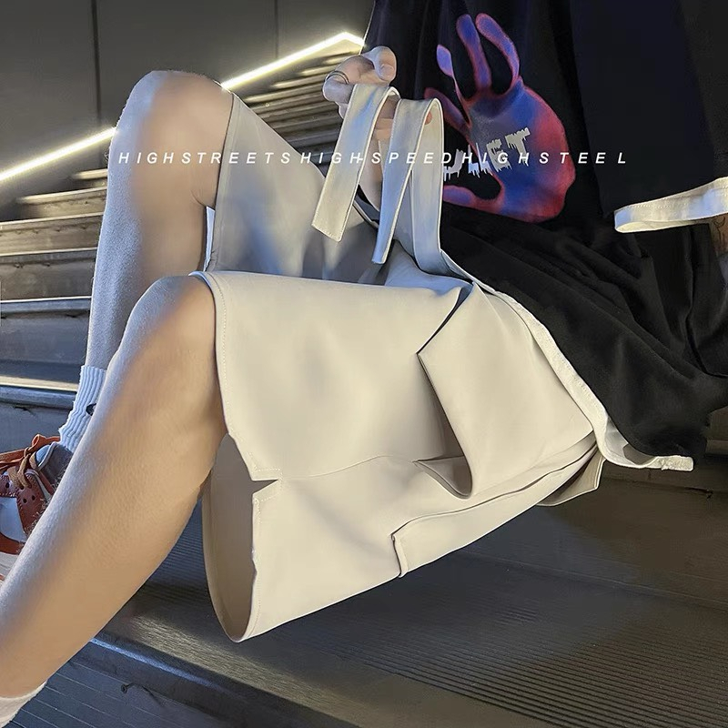 Quần đùi nam nữ unisex Dây+Túi bên ngoài, chất mát mền và không nhắn