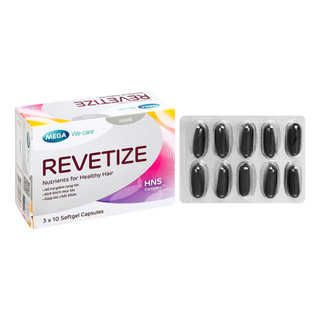 - revetize mega we care hỗ trợ giảm rụng tóc, kích thích mọc, giúp tóc chắc khỏe