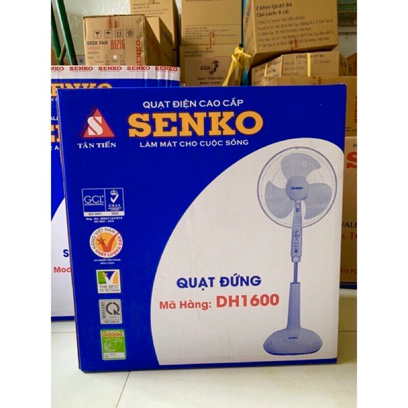Quạt đứng , quạt điện SENKO cao cấp chính hãng có hẹn giờ DH1600
