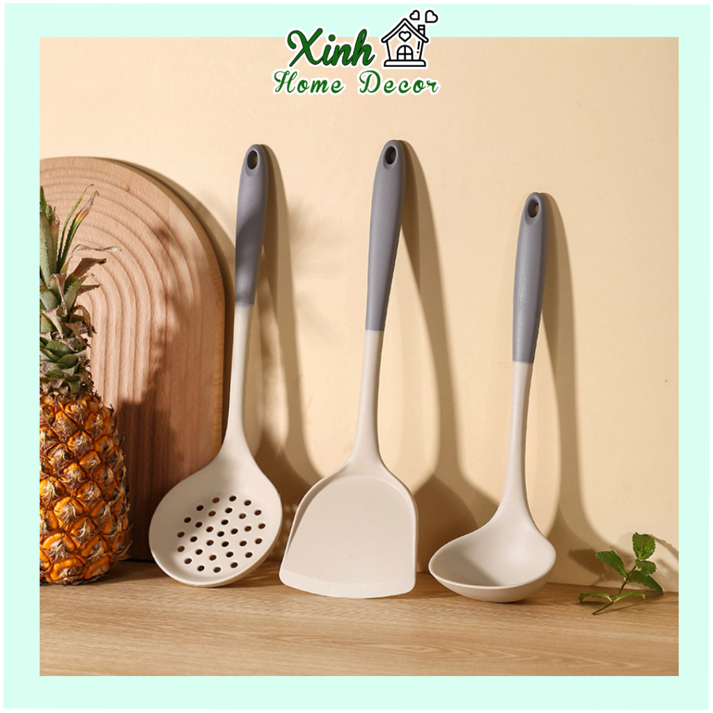 Dụng cụ nhà bếp silicon chịu nhiệt,an toàn,Xinh Home Decor