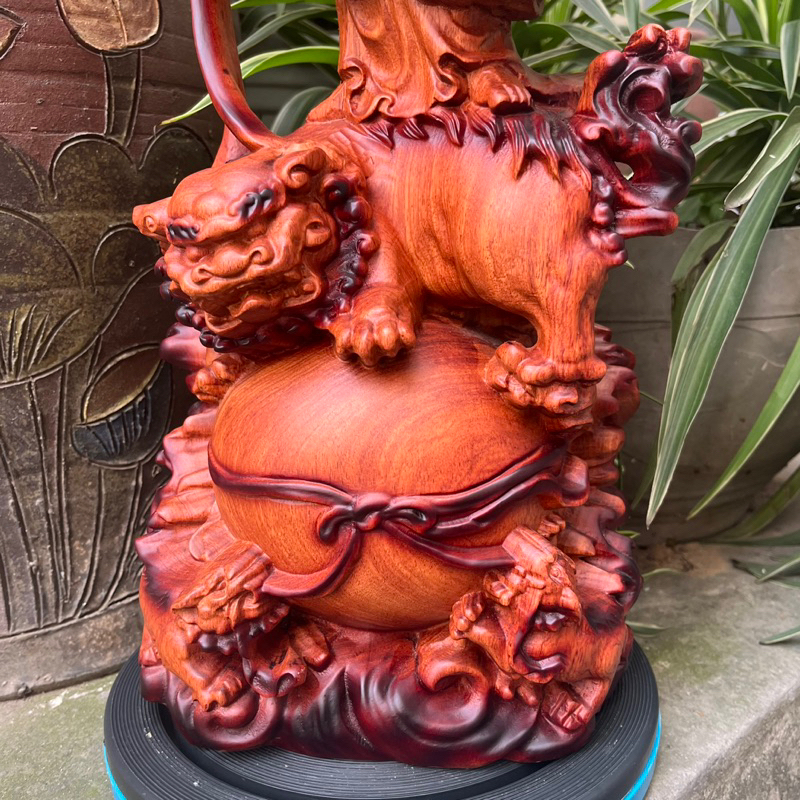 tượng đạt ma sư tổ gỗ hương cao 50cm