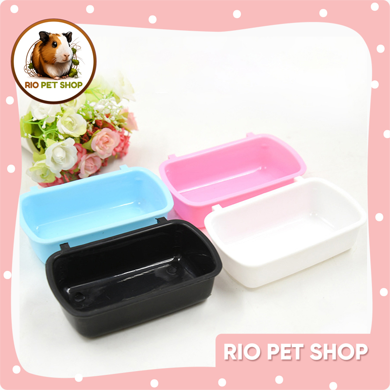 Bát ăn gắn lồng chuồng cho hamster, Guinea Pig (bọ ú, chuột lang), chim, thỏ, sóc bắc mỹ, chinchilla