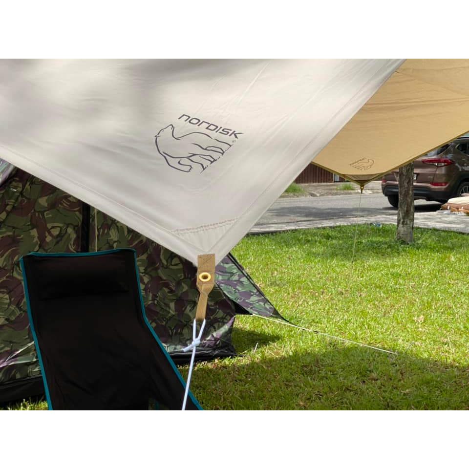 Tấm tăng dã ngoại Nordisk Kari 12 vải TC chống nóng size 4 x 3m