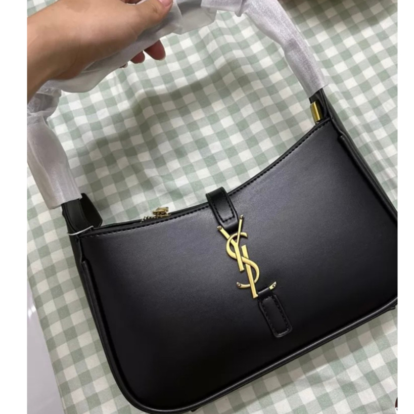 Túi _YSL Da Mịn Túi Đeo Chéo Nữ Nhập QC Loại 1 Size 23 YL01
