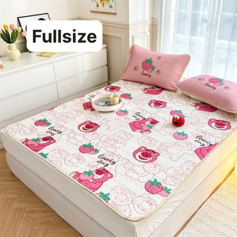 Set chiếu điều hoà cao su non latex 6D IGUN BEDDING hoạ tiếp disney cao cấp cực kì dày dặn