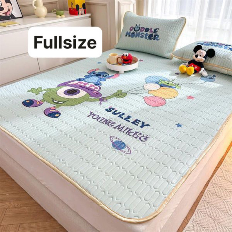 Set chiếu điều hoà cao su non latex 6D IGUN BEDDING hoạ tiếp disney cao cấp cực kì dày dặn