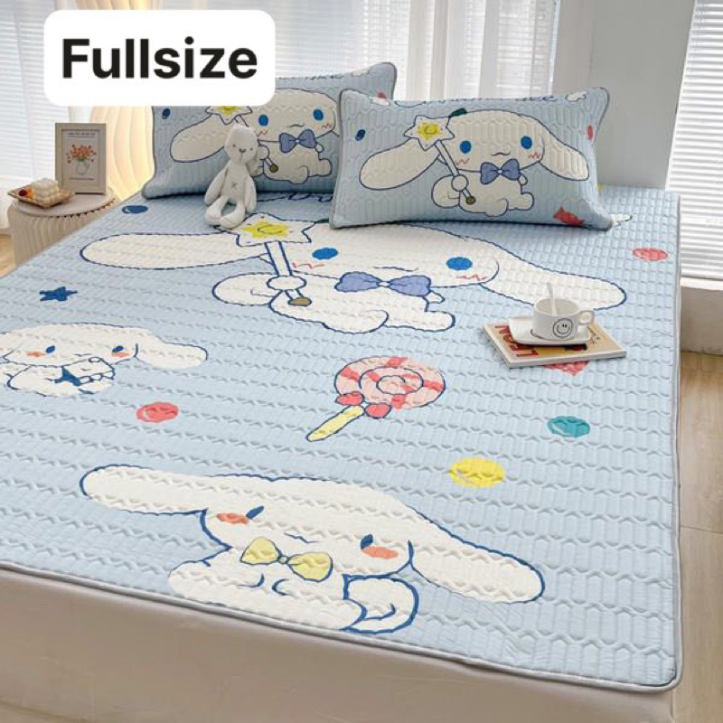 Set chiếu điều hoà cao su non latex 6D IGUN BEDDING hoạ tiếp disney cao cấp cực kì dày dặn