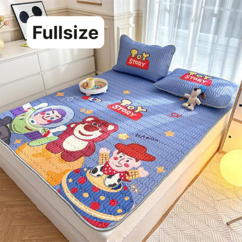 Set chiếu điều hoà cao su non latex 6D IGUN BEDDING hoạ tiếp disney cao cấp cực kì dày dặn